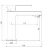 Смеситель для раковины Royce Calypso RCM-120201CR хром фото 6