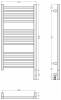 Полотенцесушитель электрический Сунержа Модус 3.1 00-5901-8040 80x40 фото 4