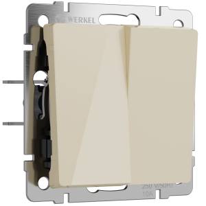 Выключатель двухклавишный Werkel W1120043