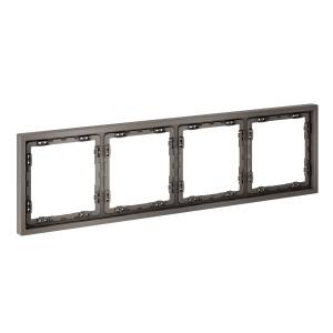 Рамка 4-постовая Voltum S70 VLS100414 капучино