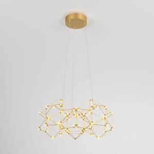 Подвесной светодиодный светильник Eurosvet Uma 90169/5 медь