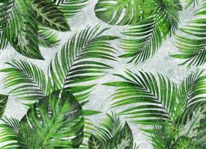 3D Фотообои Artegrafico «Стильные тропики» TB-034 песок