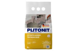 Клей для облицовки печей и каминов Plitonit СуперКамин ТермоКлей 5кг