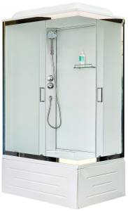 Душевая кабина Royal Bath BP RB8120BP5-WC-CH-L с высоким поддоном, с сиденьем
