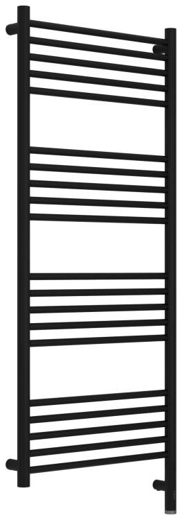 Полотенцесушитель электрический Сунержа Богема 3.1 31-6005-1250 прямой, Матовый чёрный, 120x50