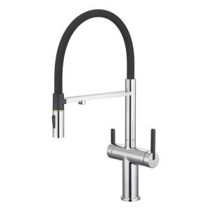 Смеситель для кухни Rose R458 с подключением фильтра, хром