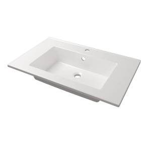 Раковина Uperwood Parma Premium 4538342001 белая глянцевая, 76.5x47.5