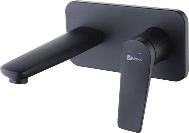 Смеситель для раковины Lemark Bronx LM3726BL С ВНУТРЕННЕЙ ЧАСТЬЮ черный