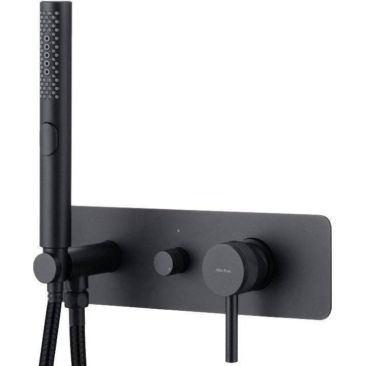 Душевой комплект Allen Brau Priority 5.31009-31 черный матовый, с внутренней частью