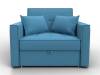 Кресло-кровать Лига Диванов Лига-104 (80) 134845 Голубой фото 2