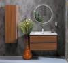 Тумба с раковиной Armadi Art Capolda 85 dark wood фото 2