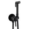 Гигиенический душ Filarete Roun FL100BL со смесителем, черный фото 5