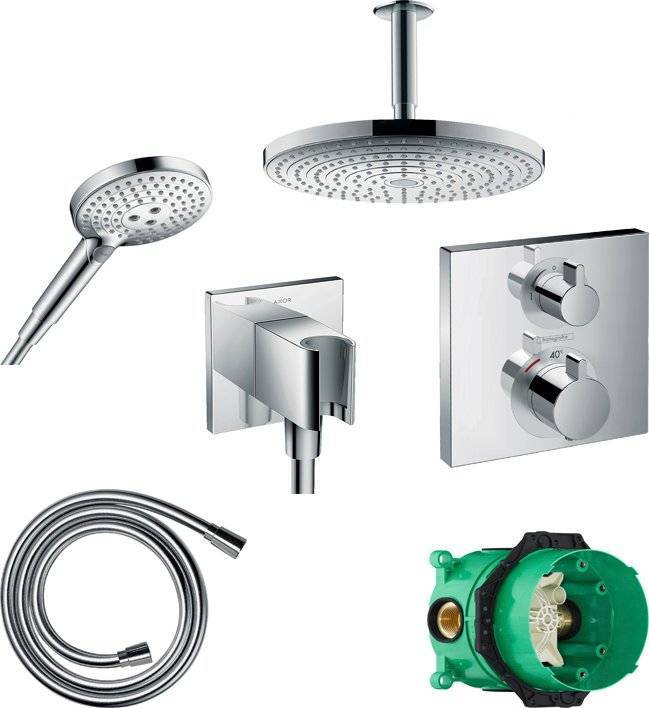 Душевой комплект Hansgrohe Raindance Select E 300 27337000+26530000+28272000+26486000+15714000+1800180