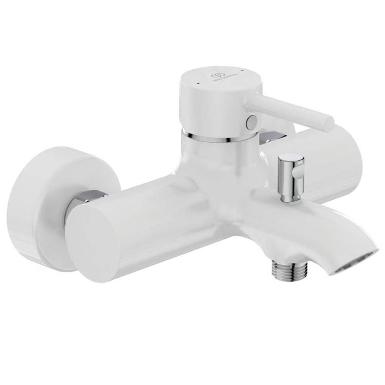 Универсальный смеситель Ideal Standard Ceraline BC199U5 Matt-White/Chrome (Матовый белый/хром)