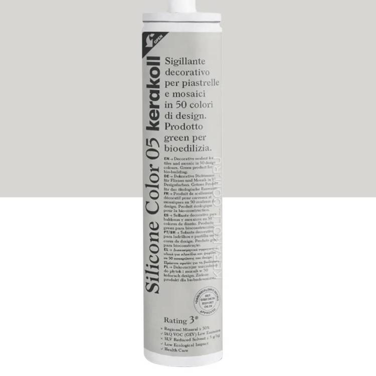 Затирка-герметик Kerakoll Silicone Color 05 Пепельный 310 мл