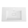 Раковина Cezares Slider CZR-800/480-LV-MR-PRS белый матовый, 80x48x14.2 фото 2