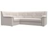 Диван угловой Лига Диванов Карелия 128142L Бежевый