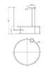 Подвесной светильник Maytoni Line MOD016PL-L52BK фото 3