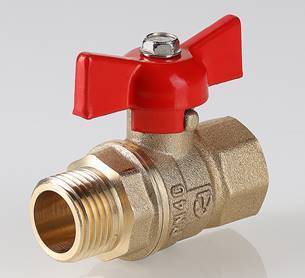 Кран шаровый VALTEC СТАНДАРТ, рукоятка бабочка 1/2, вн.-нар. (PN40)