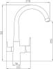 Смеситель для кухни ZorG Steel Hammer SH 819 CR фото 2