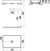 Раковина Creavit Ultra UL060-00MB00E-0000 жемчужно-белая фото 2