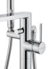 Смеситель для ванны Wonzon & Woghand WW-88649901-CR напольный, хром фото 5