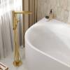 Смеситель для ванны Wasserkraft Schunter 8221 напольный, золото фото 2