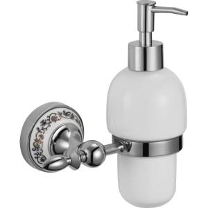 Дозатор для жидкого мыла с настенным держателем Savol 68а S-06831A хром