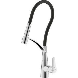 Смеситель для кухни Bravat F7420453CP с гибким изливом, хром