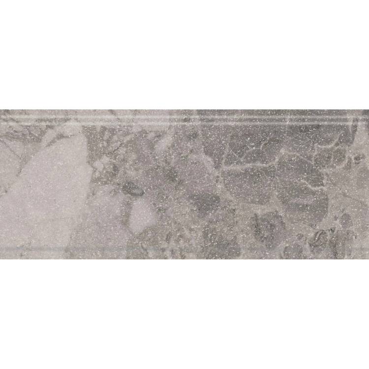 Бордюр Kerama Marazzi Рабат KMB2BDA002BR Стоун Серый Матовый Обрезной 12x30