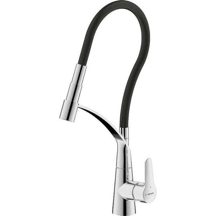 Смеситель для кухни Bravat F7420453CP с гибким изливом, хром