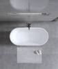 Ванна из искусственного камня Timo Solid ELISSA1700 белая, 170x80x58 фото 3