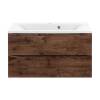 Тумба под раковину Vincea Mia VMC-2MA900RW 900 подвесная, 2 выкатных ящика soft close, R.Wood