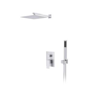 Душевая система D&K Bayern.Liszt DA1515708A04 белая матовая, встраиваемая