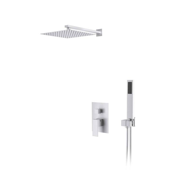 Душевая система D&K Bayern.Liszt DA1515708A04 белая матовая, встраиваемая