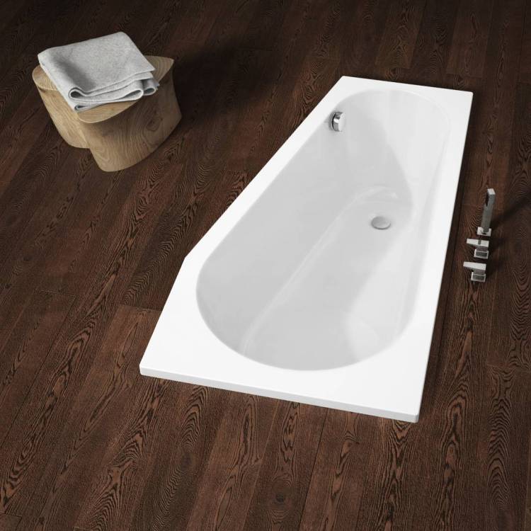 Акриловая ванна Riho Bathtubs B067007005 Delta 150 левый - plug & play