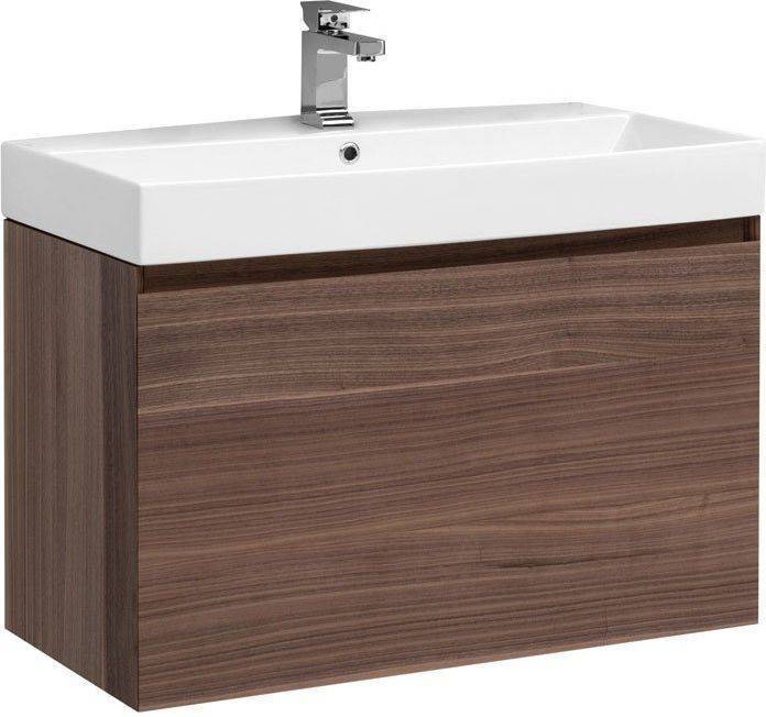 Тумба с раковиной Aquanet Нью-Йорк 85 213936 орех