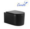 Унитаз подвесной Cerutti Spa TANARO Aria MB CT9238,матовый черный фото 4