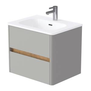 Тумба под раковину 1MarKa Mona Ц0000043601 агатовый серый, 70x45.3x50