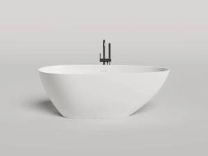 Ванна из искусственного камня Salini Paola 1015104G белая глянцевая, 172x82.5