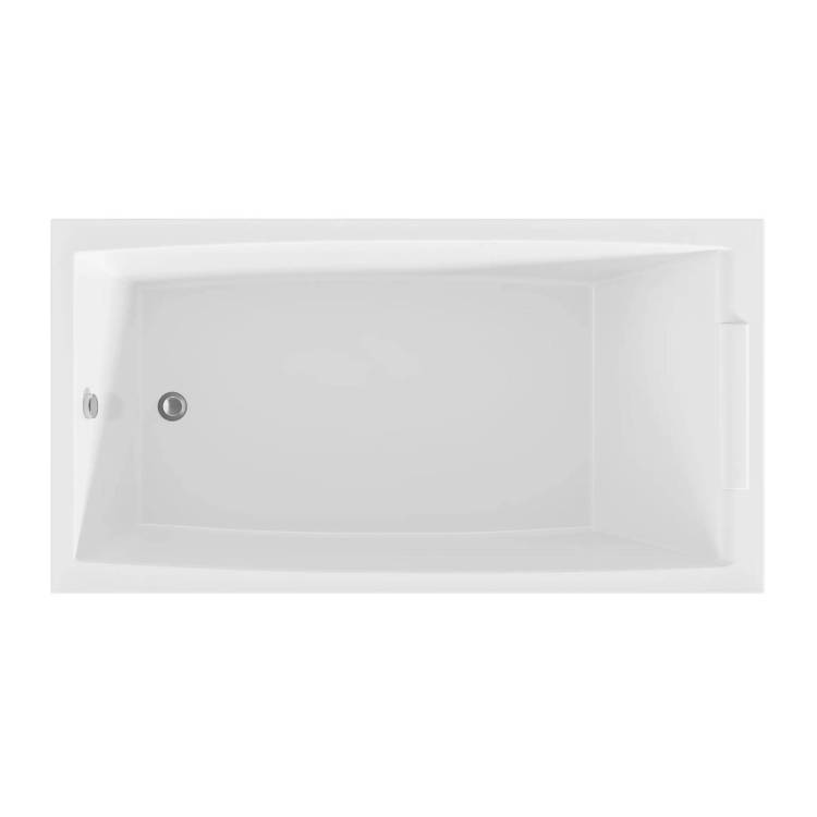 Акриловая ванна Marka One Aelita 180x90 01ае1890 белая, с каркасом