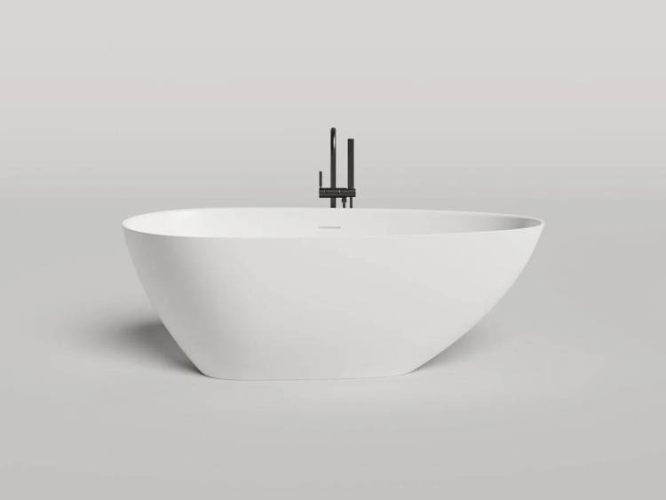 Ванна из искусственного камня Salini Paola 1015104G белая глянцевая, 172x82.5