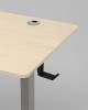 Стол компьютерный с регулировкой высоты Stool Group Mction SMD MC-SNELCE3F grey l.wood Светлое дерево фото 6