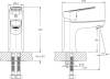 Смеситель для раковины Rush Edge ED7735-11 фото 2