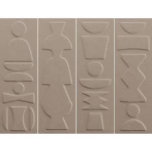 Керамическая плитка 41ZERO42 Nok 4101223 Totem Taupe 6.5x20