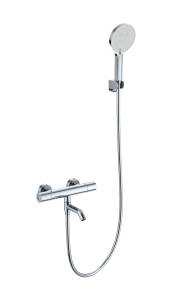 Смеситель для ванны Wonzon & Woghand WW-B3013-A1-CR с душем и термостатом, хром