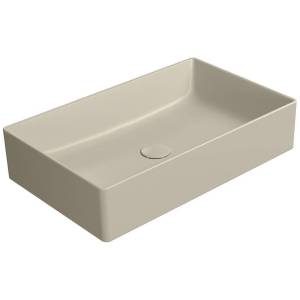 Раковина GSI Kube X 945308 60 см, бежевая матовая