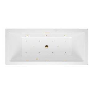 Акриловая ванна Excellent Heaven Slim 180x80 "RELAX" (золото)
