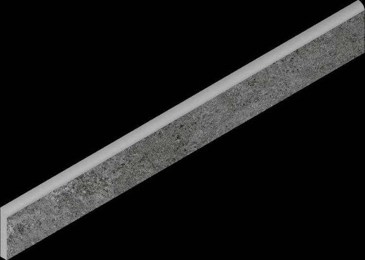 Плинтус Italon Магма 610130001624 Графит 7.2x80