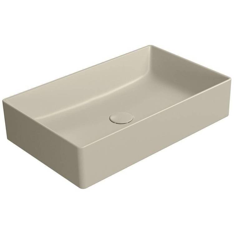 Раковина GSI Kube X 945308 60 см, бежевая матовая